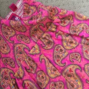 Pink strapless dress 💗